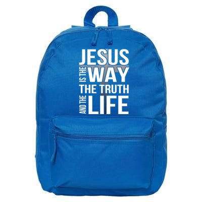 Jesus Is The Way The Truth And The Life Gift 16 in Basic Backpack