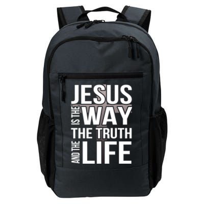 Jesus Is The Way The Truth And The Life Gift Daily Commute Backpack