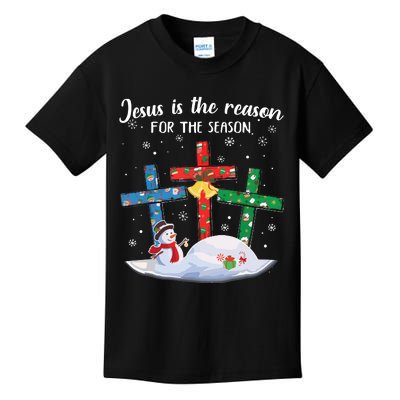 Jesus Is The Reason For The Season Christian Christmas Xmas Kids T-Shirt