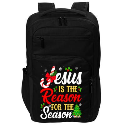 Jesus Is The Reason For The Season Christian Christmas Xmas Gift Impact Tech Backpack