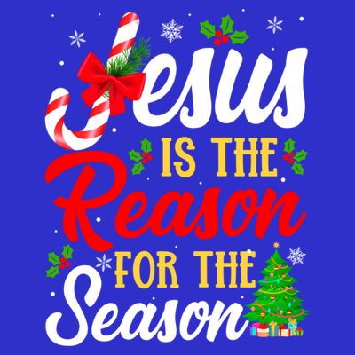 Jesus Is The Reason For The Season Christian Christmas Xmas Gift T-Shirt