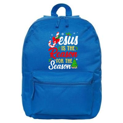 Jesus Is The Reason For The Season Christian Christmas Xmas Gift 16 in Basic Backpack