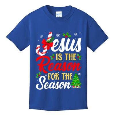 Jesus Is The Reason For The Season Christian Christmas Xmas Gift Kids T-Shirt