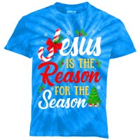 Jesus Is The Reason For The Season Christian Christmas Xmas Gift Kids Tie-Dye T-Shirt