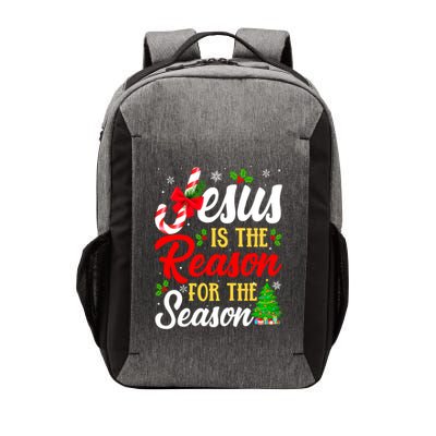 Jesus Is The Reason For The Season Christian Christmas Xmas Gift Vector Backpack