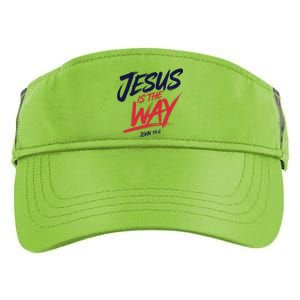 Jesus Is The Way John 146 Urban Style Adult Drive Performance Visor