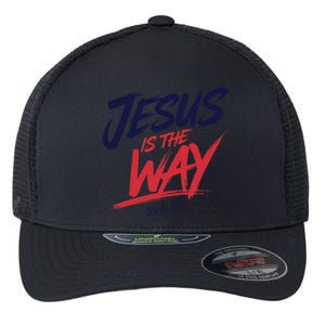 Jesus Is The Way John 146 Urban Style Flexfit Unipanel Trucker Cap