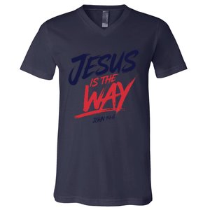 Jesus Is The Way John 146 Urban Style V-Neck T-Shirt