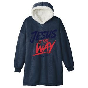 Jesus Is The Way John 146 Urban Style Hooded Wearable Blanket