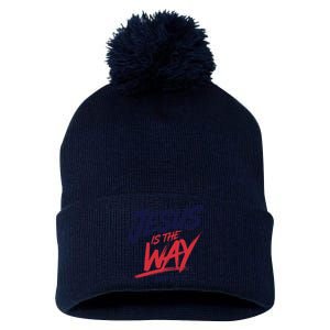 Jesus Is The Way John 146 Urban Style Pom Pom 12in Knit Beanie