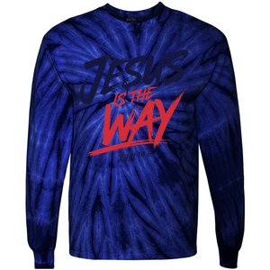 Jesus Is The Way John 146 Urban Style Tie-Dye Long Sleeve Shirt