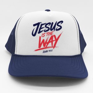 Jesus Is The Way John 146 Urban Style Trucker Hat