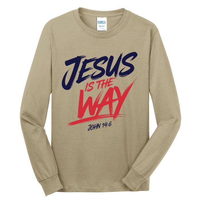 Jesus Is The Way John 146 Urban Style Tall Long Sleeve T-Shirt