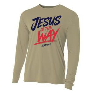 Jesus Is The Way John 146 Urban Style Cooling Performance Long Sleeve Crew