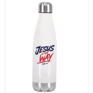 Jesus Is The Way John 146 Urban Style Stainless Steel Insulated Water Bottle