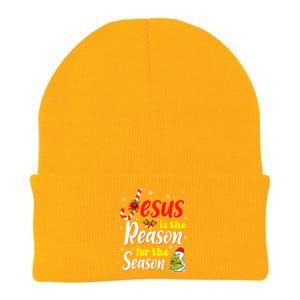 Jesus Is The Reason For The Season Christian Christmas Xmas Gift Knit Cap Winter Beanie