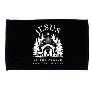 Jesus Is The Reason For The Season Festive Christmas Carol Cute Gift Microfiber Hand Towel