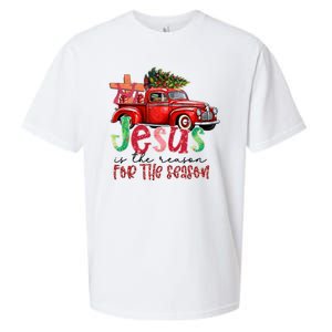 Jesus Is The Reason For The Season Funny Christmas Sueded Cloud Jersey T-Shirt