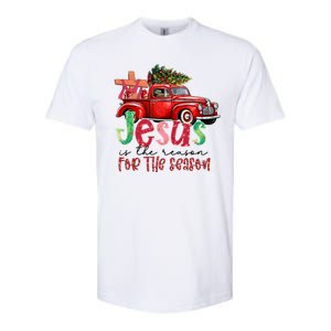 Jesus Is The Reason For The Season Funny Christmas Softstyle CVC T-Shirt