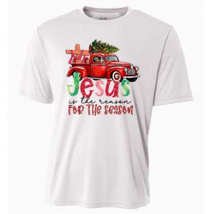 Jesus Is The Reason For The Season Funny Christmas Cooling Performance Crew T-Shirt