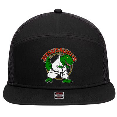 Jitsusaurus 7 Panel Mesh Trucker Snapback Hat