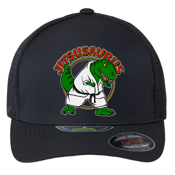 Jitsusaurus Flexfit Unipanel Trucker Cap