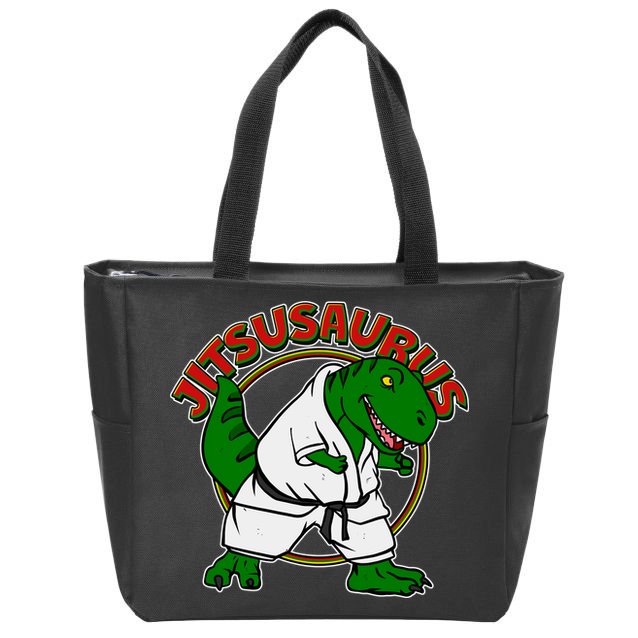 Jitsusaurus Zip Tote Bag