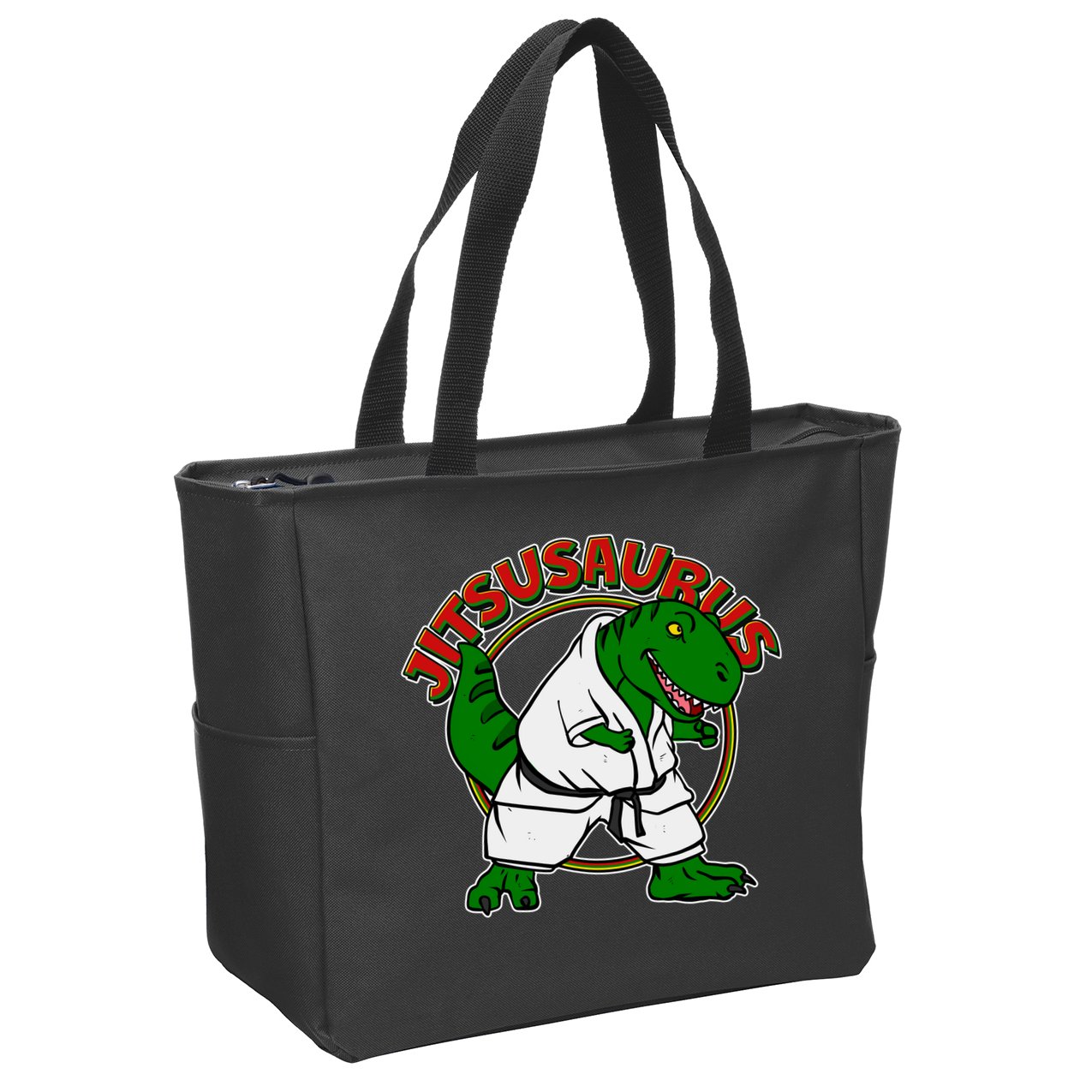 Jitsusaurus Zip Tote Bag