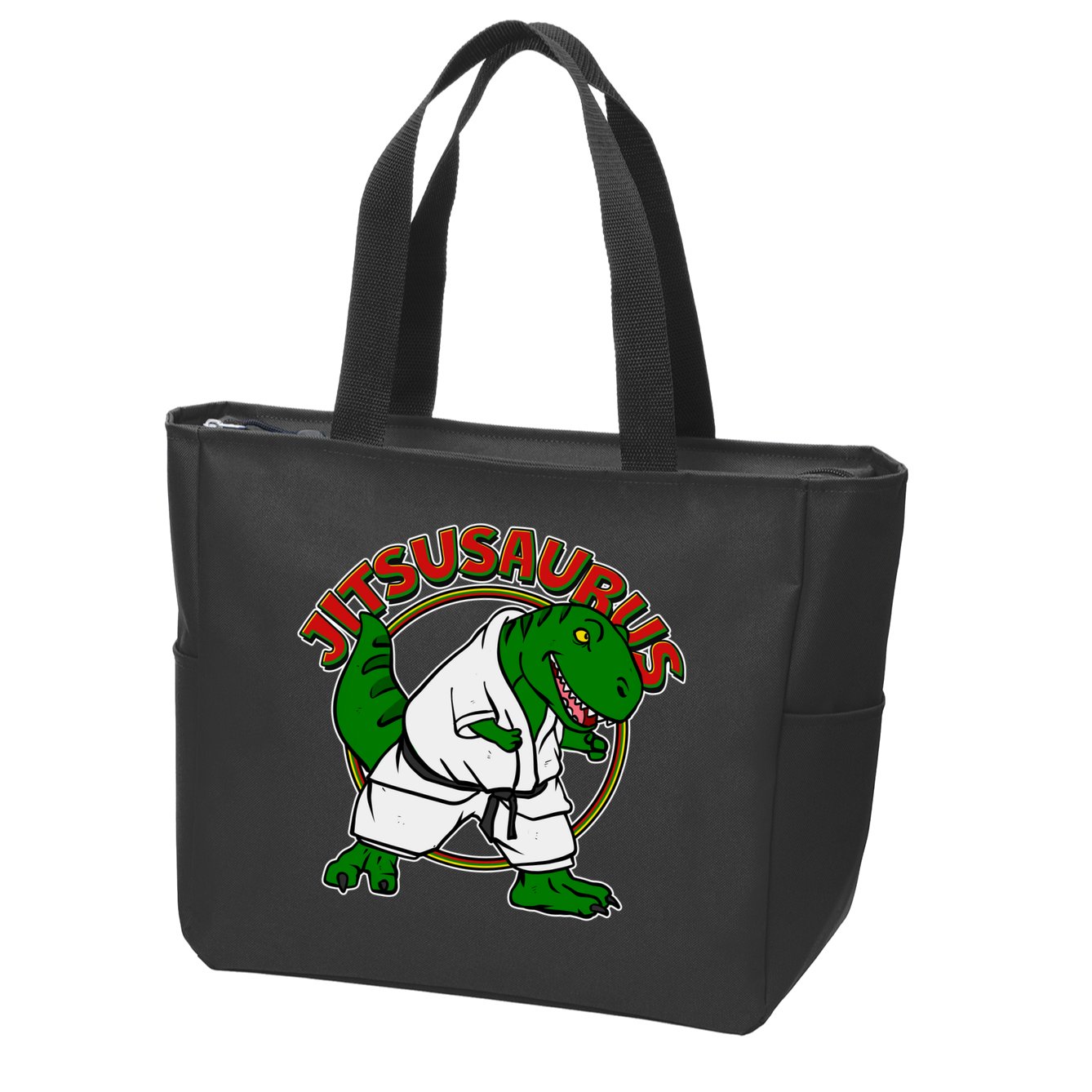 Jitsusaurus Zip Tote Bag