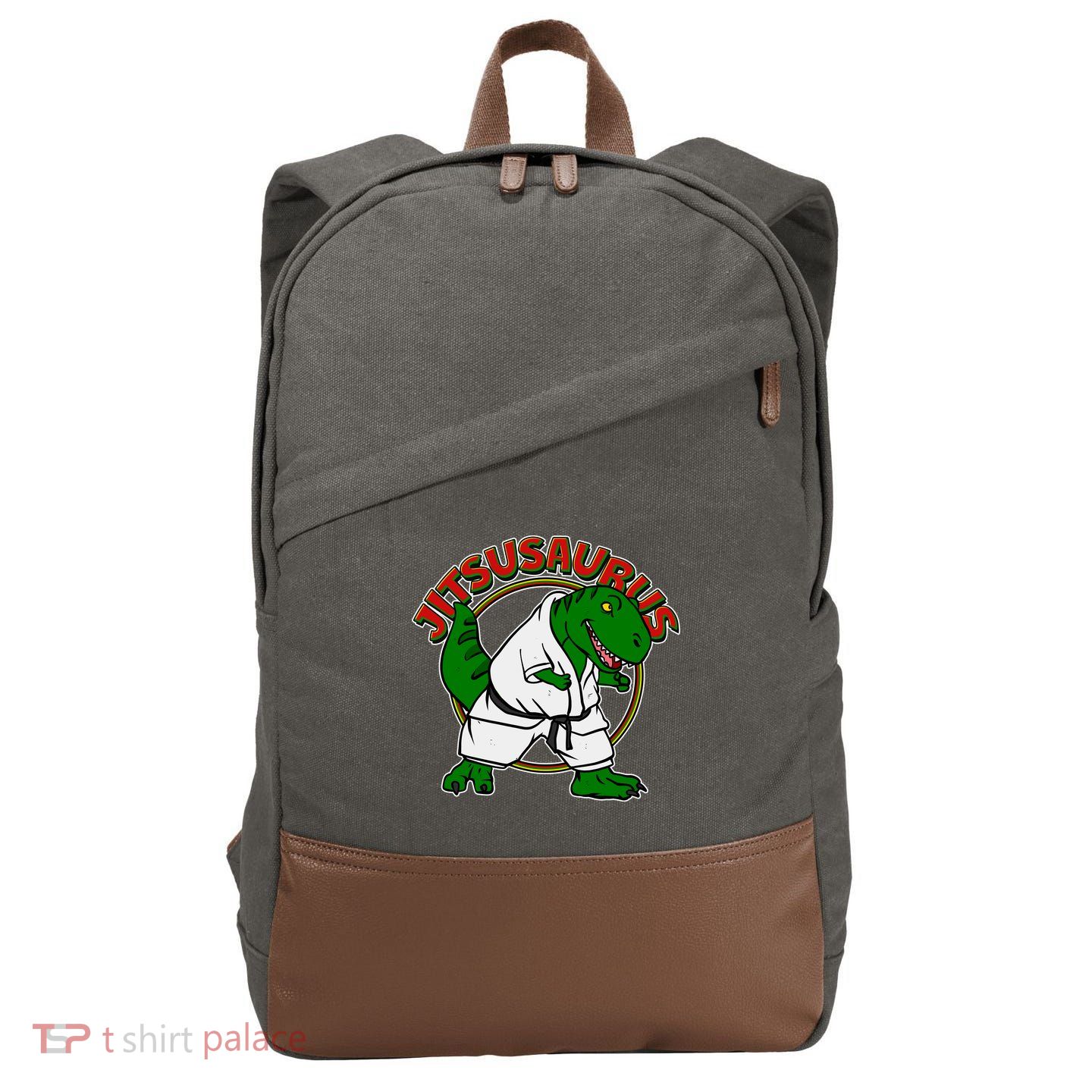 Jitsusaurus Cotton Canvas Backpack
