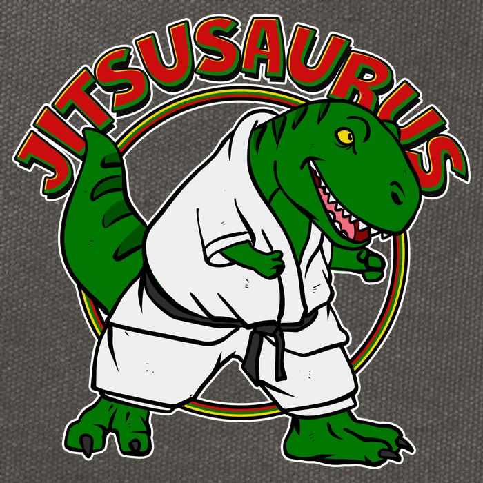 Jitsusaurus Cotton Canvas Backpack