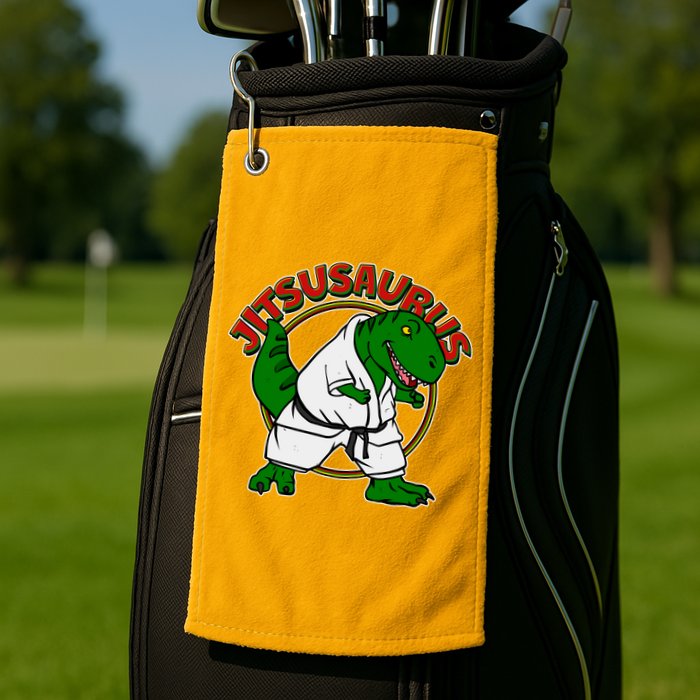 Jitsusaurus Golf Towel