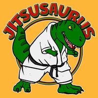 Jitsusaurus Golf Towel