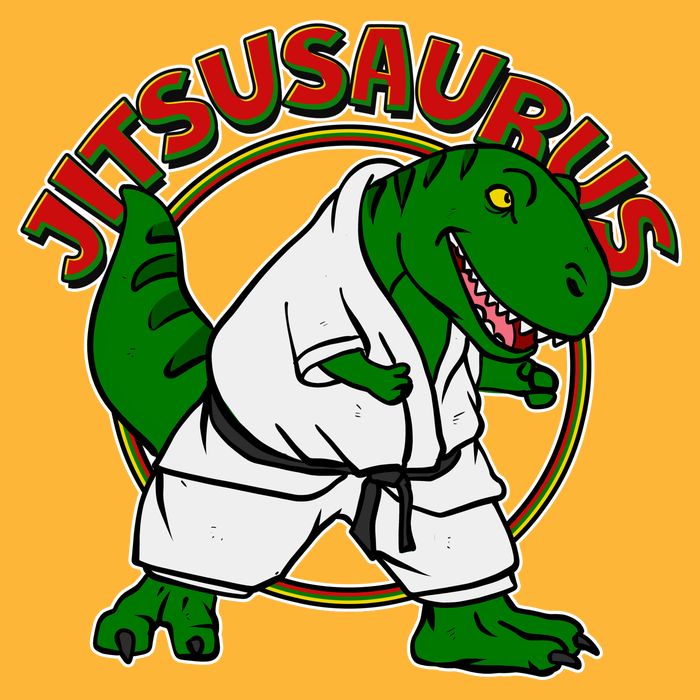 Jitsusaurus Golf Towel