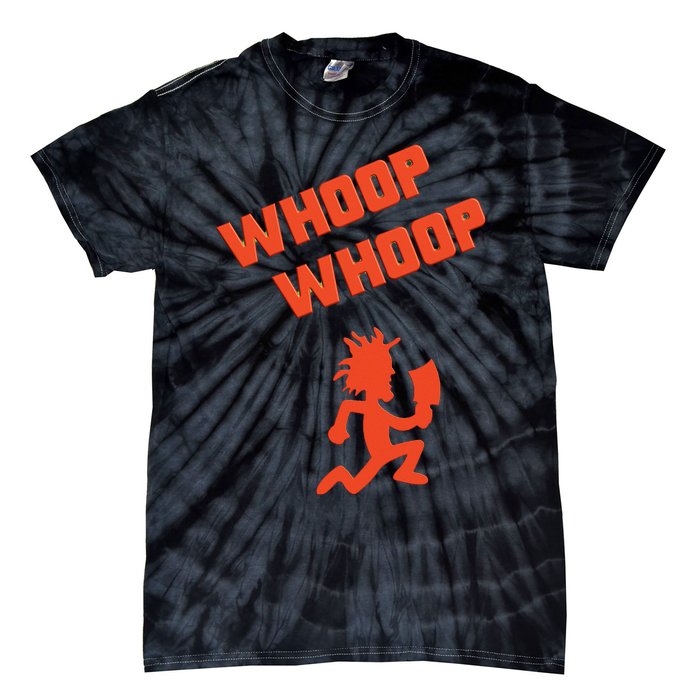 Juggalette ICP Whoop Whoop Hatchet Man Vibrant Colors Design Tie-Dye T-Shirt