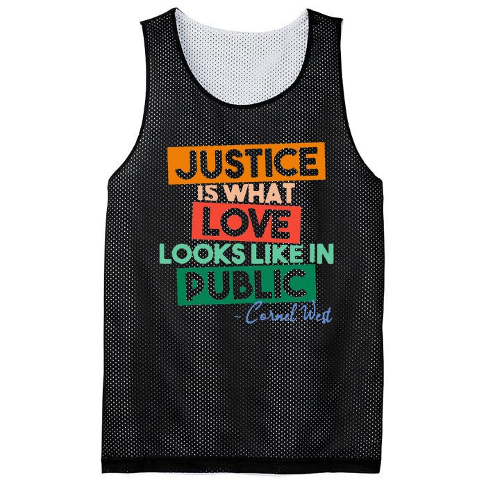 Justice Is What Love Looks Like In Public Social Justice Mesh Reversible Basketball Jersey Tank