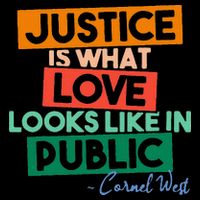 Justice Is What Love Looks Like In Public Social Justice Womens Tank Top
