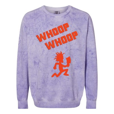 Juggalette Icp Whoop Man Extreme Colors Design Colorblast Crewneck Sweatshirt