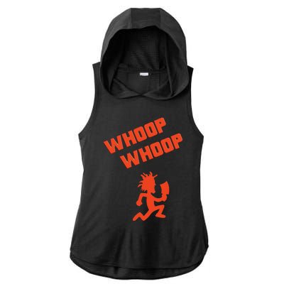 Juggalette Icp Whoop Man Extreme Colors Design Ladies PosiCharge Tri-Blend Wicking Draft Hoodie Tank