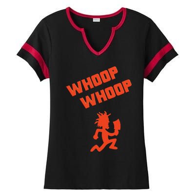 Juggalette Icp Whoop Man Extreme Colors Design Ladies Halftime Notch Neck Tee