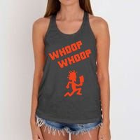 Juggalette Icp Whoop Man Extreme Colors Design Women's Knotted Racerback Tank