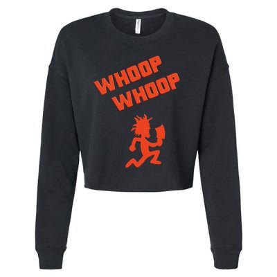 Juggalette Icp Whoop Man Extreme Colors Design Cropped Pullover Crew