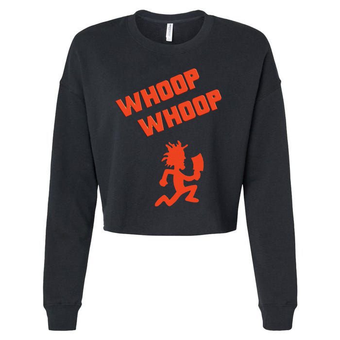 Juggalette Icp Whoop Man Extreme Colors Design Cropped Pullover Crew