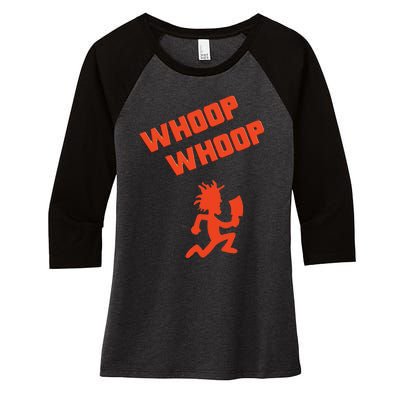 Juggalette Icp Whoop Man Extreme Colors Design Women's Tri-Blend 3/4-Sleeve Raglan Shirt