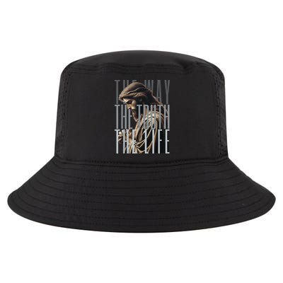 Jesus Is Way Truth And The Life Catholic Bible Quote Cool Comfort Performance Bucket Hat