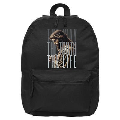 Jesus Is Way Truth And The Life Catholic Bible Quote 16 in Basic Backpack