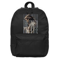 Jesus Is Way Truth And The Life Catholic Bible Quote 16 in Basic Backpack