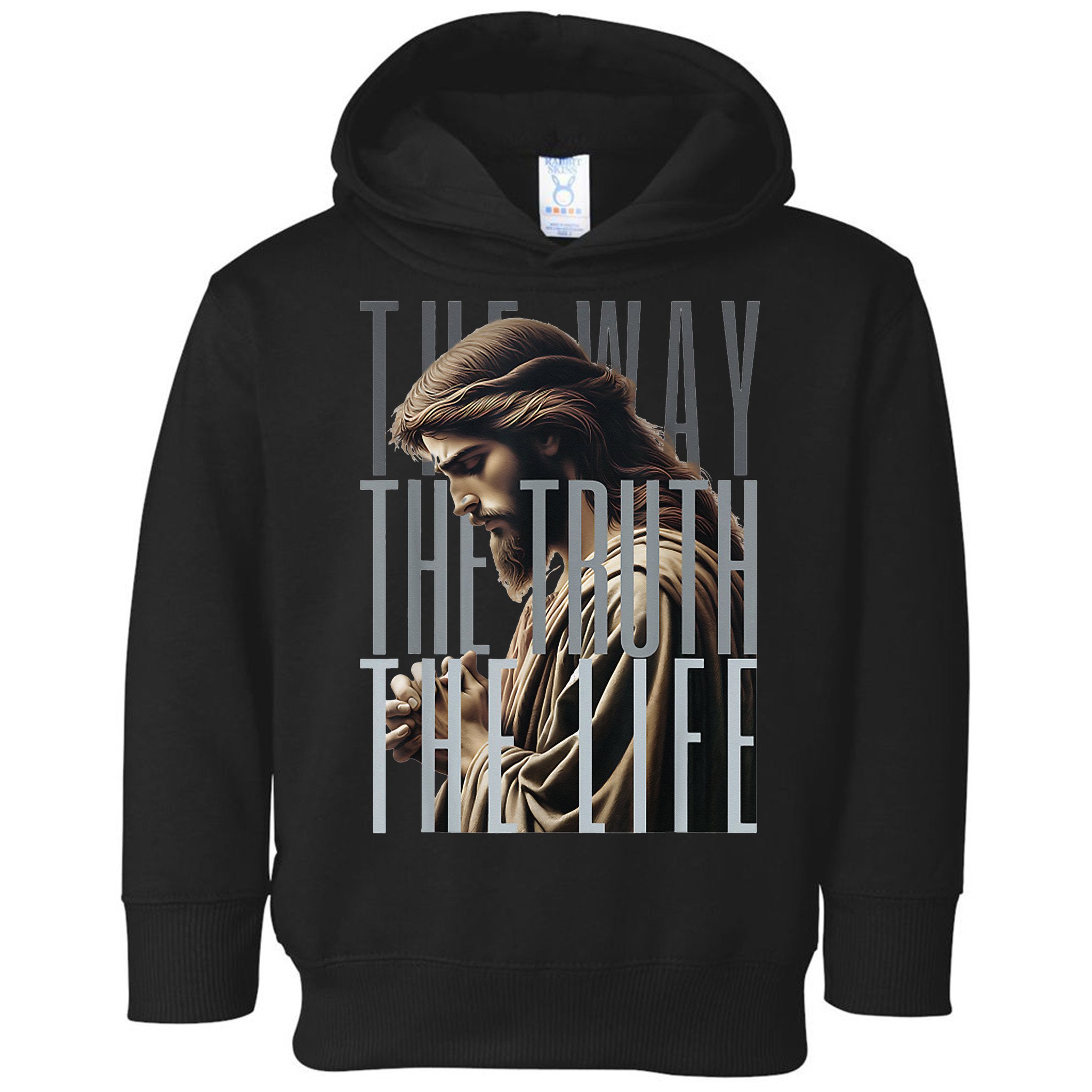 Jesus Is Way Truth And The Life Catholic Bible Quote Toddler Hoodie