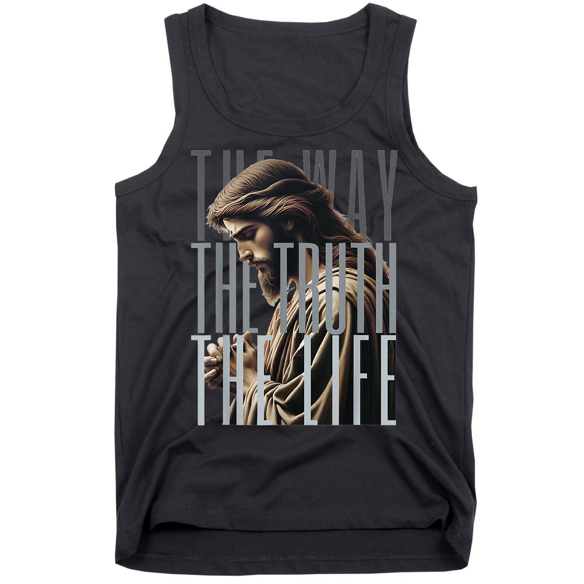 Jesus Is Way Truth And The Life Catholic Bible Quote Tank Top