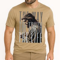 Jesus Is Way Truth And The Life Catholic Bible Quote Cooling Performance Crew T-Shirt